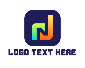 App - Music App N logo design