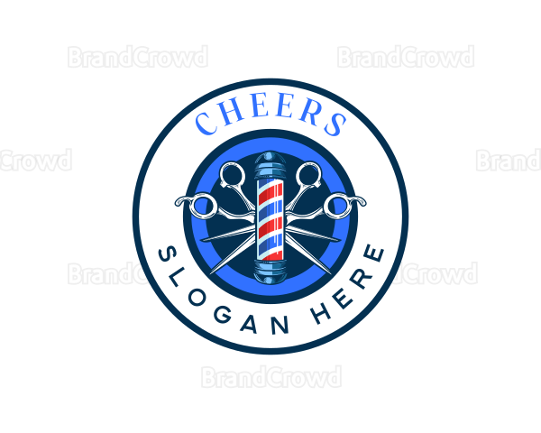 Men's Grooming Barber Stylist Logo