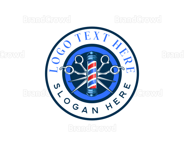 Men's Grooming Barber Stylist Logo