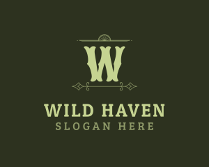 Western Wagon Wheel logo design