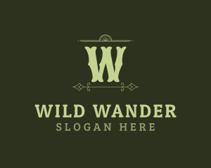 Western Wagon Wheel logo design