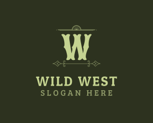 Western Wagon Wheel logo design