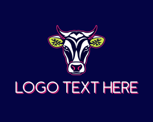 Wagyu - Organic Sustainable Cow Meat logo design