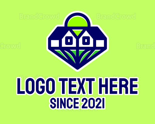 Diamond Subdivision House Logo