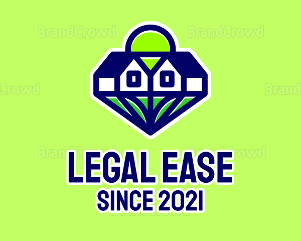 Diamond Subdivision House Logo