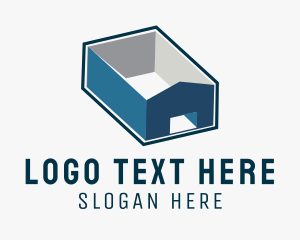 Isometric - Storage Warehouse Property logo design