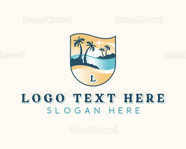 Island Beach Vacation Logo