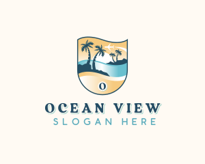 Island Beach Vacation logo design