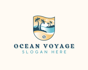 Island Beach Vacation logo design