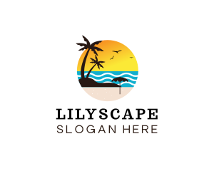Getaway - Seaside Beach Resort logo design