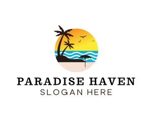 Resort - Seaside Beach Resort logo design