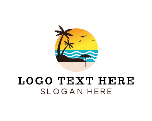 Getaway - Seaside Beach Resort logo design