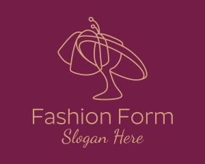 Fashion Hat Mannequin logo design