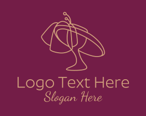 Elegant - Fashion Hat Mannequin logo design