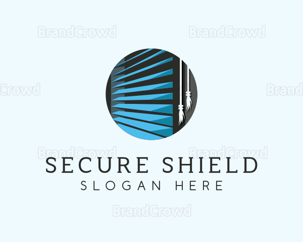 Window  Blinds Decoration Logo