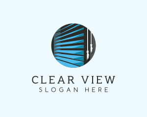 Window - Window  Blinds Decoration logo design