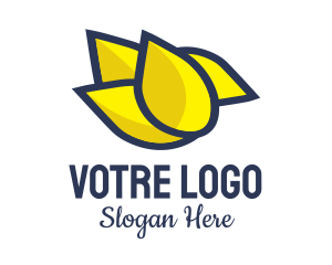 Etsy - Yellow Lotus Bird logo design