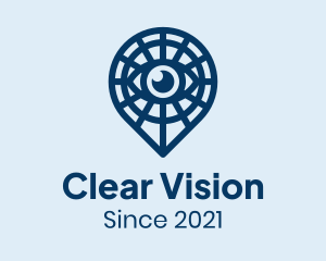 Optical - Eye Optical Location logo design