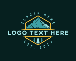 Environment - Forest Adventure Mountaineering logo design