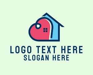 Realty - Heart Realty Shelter logo design