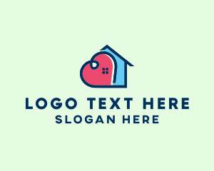 Window - Heart Realty Shelter logo design