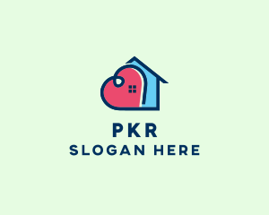 Heart Realty Shelter logo design