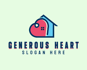 Window Heart Property logo design