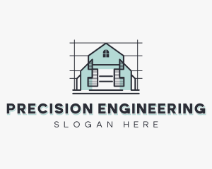 Engineering - Architect Blueprint Engineer logo design