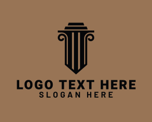 Architectural - Business Firm Pillar logo design