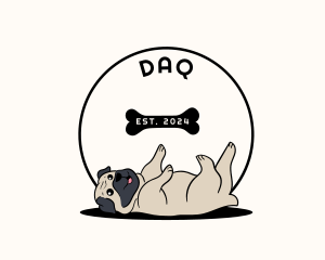 Mascot - Veterinary Dog Pug logo design
