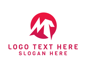 Professional - Modern Company Letter M logo design