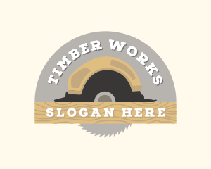 Handyman Circular Saw logo design