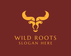 Wild Bull Horns logo design