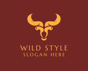 Wild Bull Horns logo design