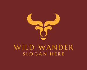 Wild Bull Horns logo design