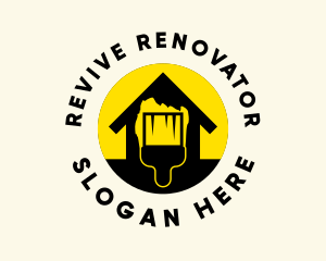 Renovator - House Painter Repair logo design