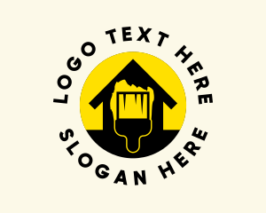 Yellow - House Painter Repair logo design