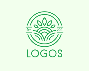 Horticulture - Leaf Sun Valley logo design