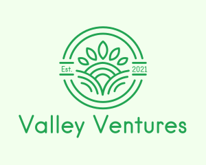 Leaf Sun Valley logo design