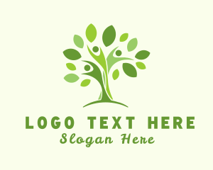 Landscaping - Human Environmentalist Organization logo design