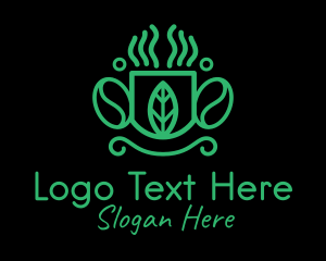 Coffee Mug - Green Organic Coffee Farm logo design