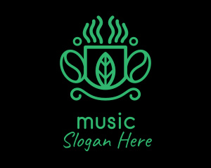 Green Organic Coffee Farm Logo