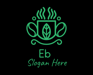 Coffee Shop - Green Organic Coffee Farm logo design
