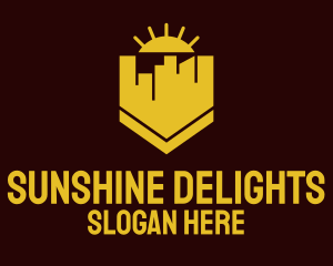 Sunshine - Sunshine Tower Hotel logo design