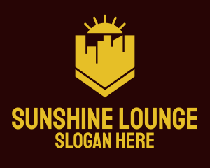 Sunshine Tower Hotel logo design