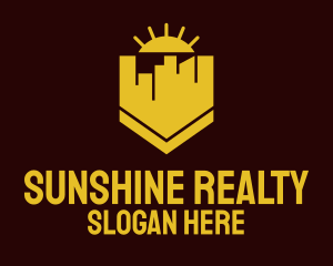 Sunshine Tower Hotel logo design