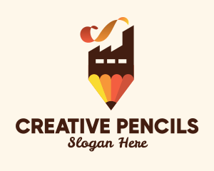 Pencil Art Factory  logo design