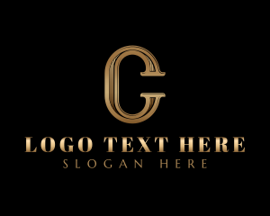 Vintage - Antique Vintage Letter C logo design