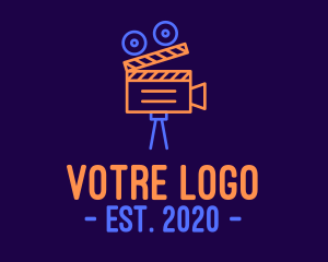 Snack - Neon Film Directing logo design