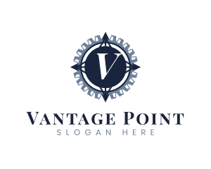 Point - Generic Navigation Compass Gear logo design